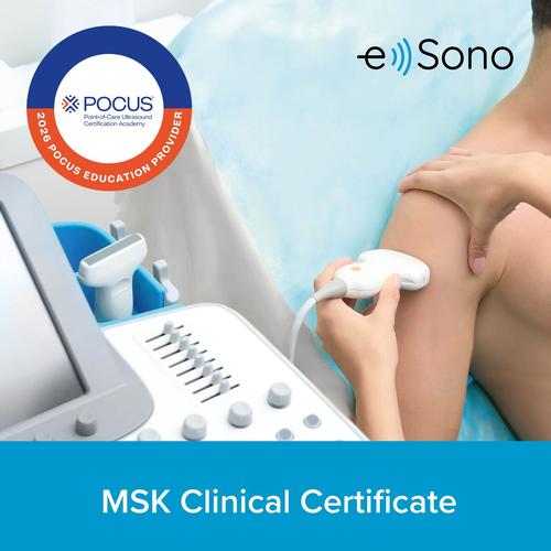 e Sono & POCUS Certification Academy - Musculoskeletal Certification Package, 8001360, POCUS Clinical Certification Packages&nbsp;