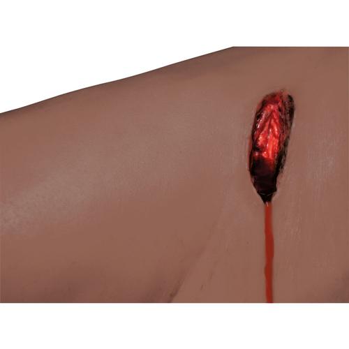 Pierna de entrenamiento de control de hemorragias P103D, tono de piel oscuro, 1023314 [P103D], Atenci&oacute;n m&eacute;dica en trauma cr&iacute;tico y atenci&oacute;n m&eacute;dica en emergencias traum&aacute;ticas