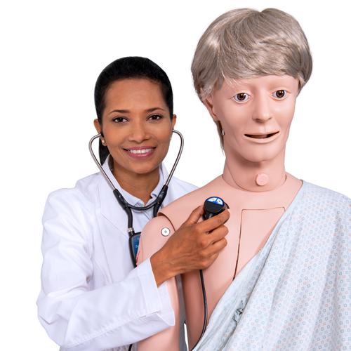 Nikki il simulatore per procedure infermieristiche con skills di auscultazione, 1022952 [P10CCD], Assistenza di pazienti adulti