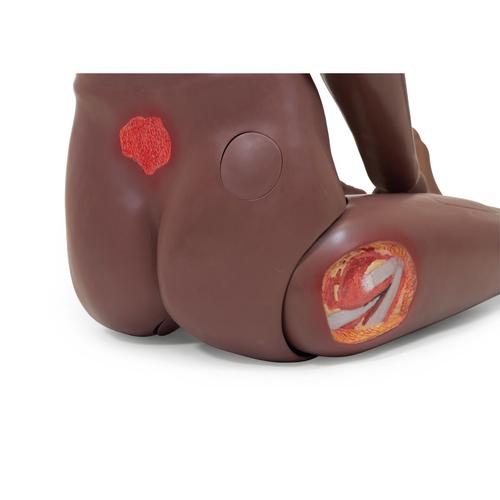Nikki the Nursing Manikin with Auscultation ,Dark Skin&nbsp;, 1023318 [P10CCDD], Auscultation