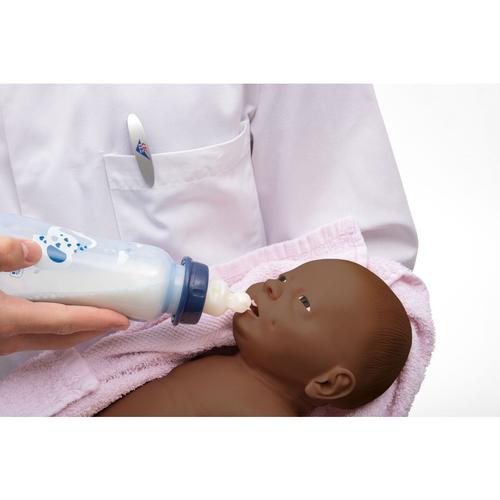Modelo Masculino de Cuidado del Beb&eacute;&nbsp;&nbsp;tono de piel oscuro, 1023768 [P31D], Cuidado del paciente neonato