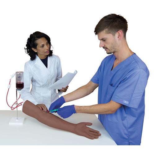 Bra&ccedil;o de Inje&ccedil;&atilde;o I.V. e pun&ccedil;&atilde;o venosa P50/1, tom de pele escura, 1023311 [P50/1D], Inje&ccedil;&otilde;es e Pun&ccedil;&atilde;o