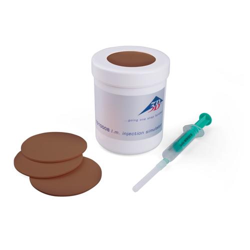 Intramuscular Injection Simulator, Dark Skin, 1023300 [P54D], Injections and Punctures