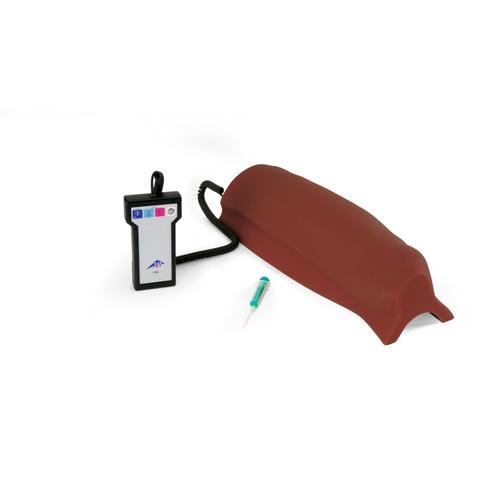 Simulador de inje&ccedil;&atilde;o intramuscular - Coxa, tom de pele escura, 1023766 [P56D], Inje&ccedil;&otilde;es e Pun&ccedil;&atilde;o