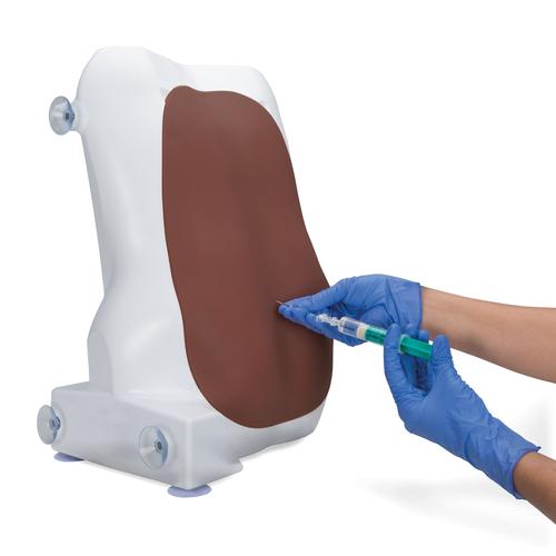 Simulador de punção epidural e lombar, tom de pele escura, 1023765 [P61D], Injeções e Punção
