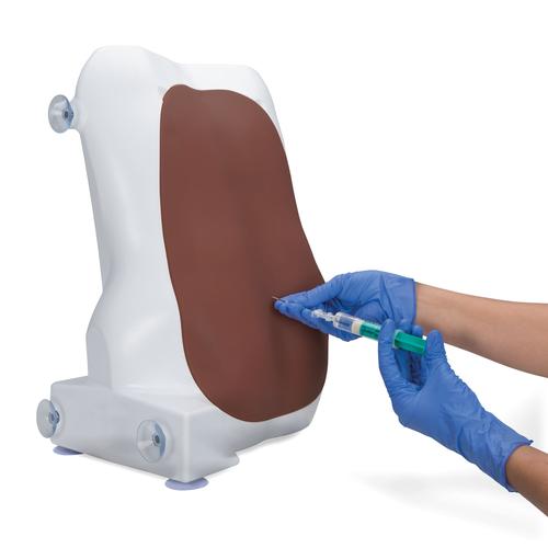 Simulador de pun&ccedil;&atilde;o epidural e lombar, tom de pele escura, 1023765 [P61D], Epidural e Espinhal