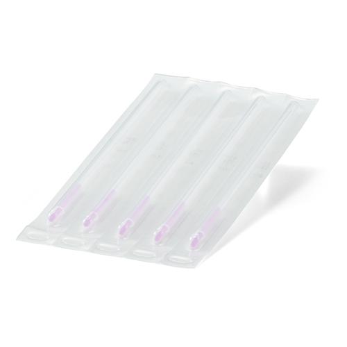 SEIRIN® tipo G – 0,25 x 75 mm, violeta, 100 agujas por caja, 1022380 [S-G2575], Silicone-Coated Acupuncture Needles