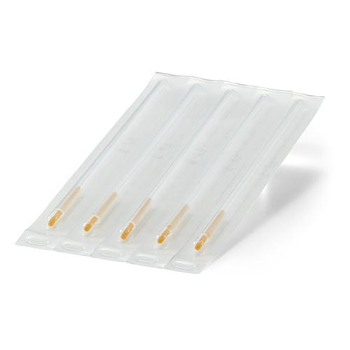 SEIRIN&reg; tipo G &ndash;&nbsp;0,30 x 75 mm, marr&oacute;n, 100 agujas por caja, 1022382 [S-G3075], Agujas de acupuntura SEIRIN