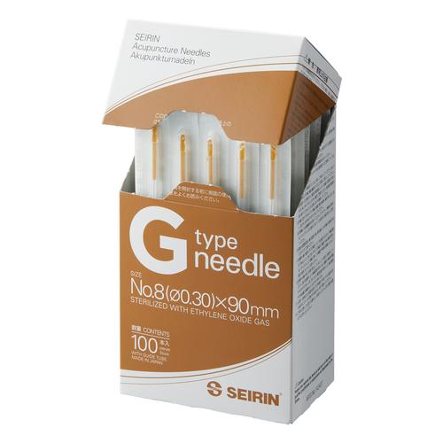 SEIRIN® type G - 0.30 x 90 mm, brown, 100 needles per box, 1022383 [S-G3090], Acupuncture Needles SEIRIN