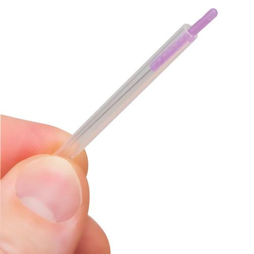 S-J2540 SEIRIN J-Type needle with guide tube; Diameter 0.25 mm Length 40 mm Colour purple, 1002424 [S-J2540], Acupuncture Needles SEIRIN
