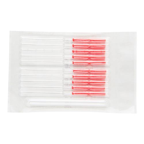 SEIRIN ® J-ProPak10 - 0,16 x 30 mm, rouge, 100 pièces par boîte., 1015551 [S-JPRO1630], Silicone-Coated Acupuncture Needles