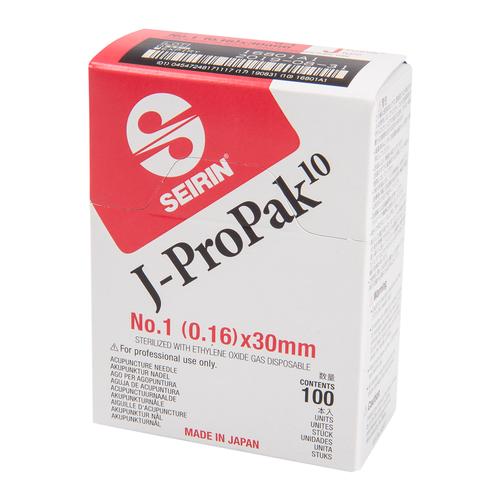 SEIRIN J-ProPak10 - Akupunkturnadeln,10 Nadeln pro Blister - 0,16 x 30 mm, rot, 1015551 [S-JPRO1630], Akupunkturnadeln SEIRIN