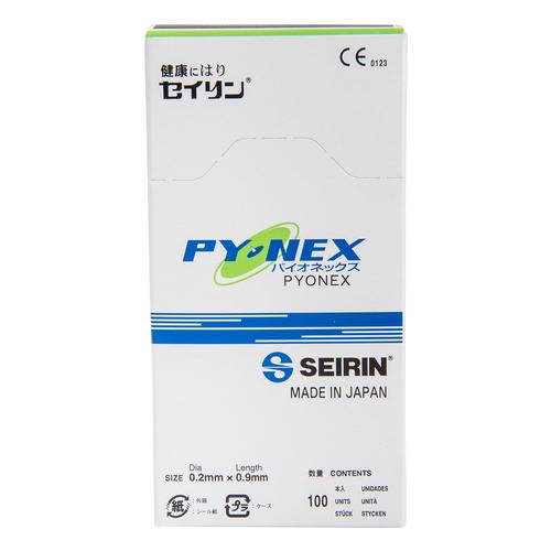 SEIRIN ® New PYONEX - 0,17 x 0,90 mm, green, 100 pcs. per box., 1002465 [S-PG], Acupuncture Needles SEIRIN