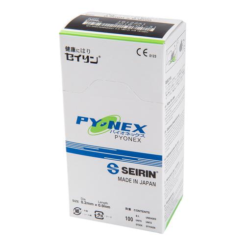 SEIRIN ® New PYONEX - 0,17 x 0,90 mm, green, 100 pcs. per box., 1002465 [S-PG], Acupuncture Needles SEIRIN