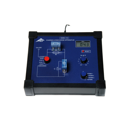 Kondansat&ouml;r: şarj ve deşarj eğrisi&nbsp;&ndash;
&Ouml;l&ccedil;&uuml;m cihazı&nbsp;
(115 V, 50/60 Hz), 1017780 [U10800-115], Deney Setleri