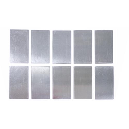Set of 10 Zinc Plates, 1002713 [U11102], Electrochemistry