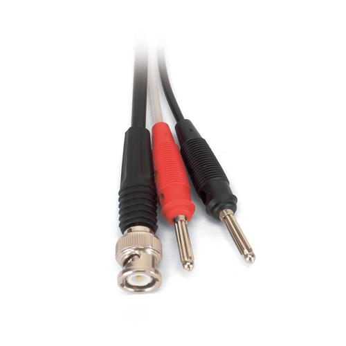 Cable HF, conector macho BNC / 4 mm, 1002748 [U11257], Cables de experimentación