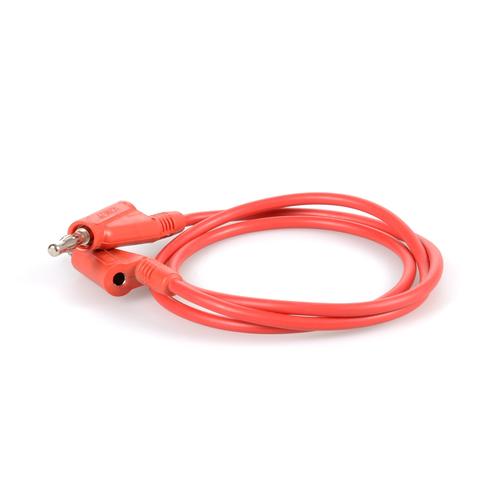 Patch Cord 1mm/75cm Red, U13521, Cables de experimentación