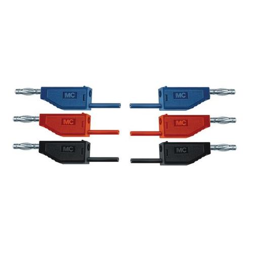 Cavi per esperimenti, 16 A, 75 cm,
set da 15 pz., 1002840 [U13800], Cavi per esperimenti