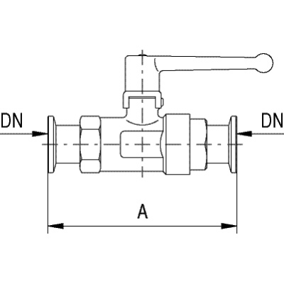 2-Yollu K&uuml;resel Valf DN 16 KF, 1002923 [U14510], Vakum Pompalari&nbsp;- Aksesuar