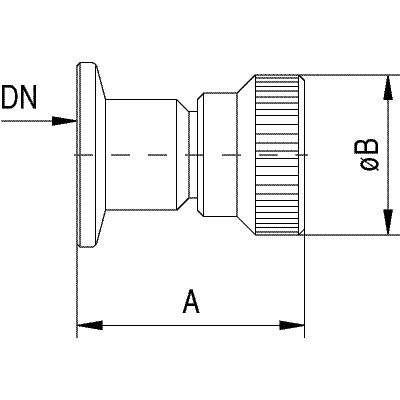 Válvula de aireación DN 16 KF, 1002926 [U14513], Mangueras de vacío