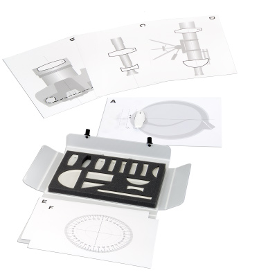 &Oacute;ptica com a Laser Ray Box &ndash; Equipamento b&aacute;sico, 1003049 [U17300], &Oacute;ptica no Quadro Branco