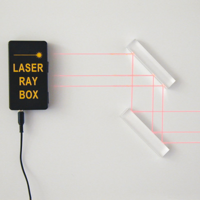 Laserraybox (115 V, 50/60 Hz), 1003051 [U17302-115], Optik auf der Weißwandtafel
