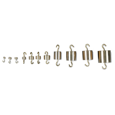 Masse con gancio, set, 1 g &ndash; 200 g, 1010168 [U29543], Pesi per bilance 
