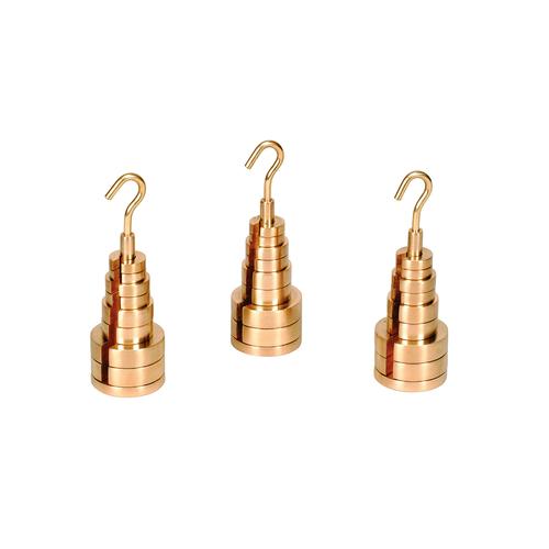 Slotted Masses with hanger, 3-Piece Set, 1000676 [U30019], Balance Weights