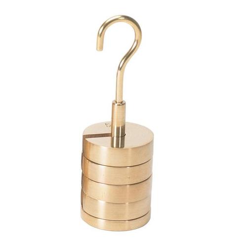 Schlitzgewichte mit Gewichtsteller, Set, 5 x 50 g, 1003229 [U30033], W&auml;gest&uuml;cke