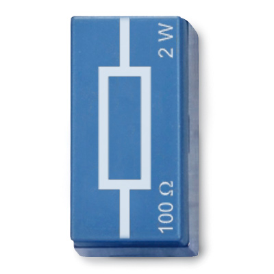 Resistor 100 Ohm, 2 W, P2W19, 1012910 [U333018], Sistema de elementos de encaixe