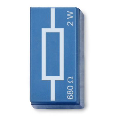 Linear Resistor, 680 Ohm, 1012915 [U333023], Plug-In Component System