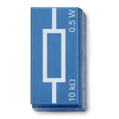 Resistor 10 kOhm, 0,5 W, P2W19, 1012922 [U333030], Sistema de elementos de encaixe