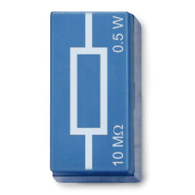 Resistor 10 MOhm, 0,5 W, P2W19, 1012933 [U333041], Sistema de elementos de encaixe