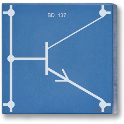 Transistor NPN BD 137, P4W50, 1012974 [U333082], Sistema di elementi a spina
