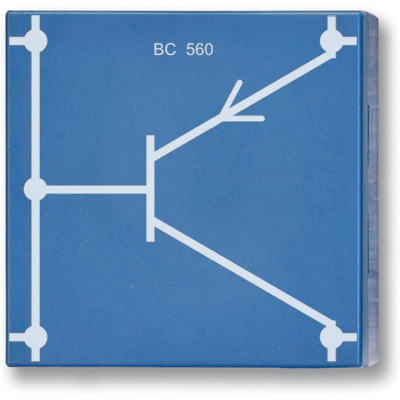 Transistor PNP BC 560, P4W50, 1012977 [U333085], Sistema di elementi a spina