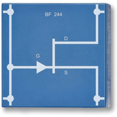 FET Transistor, BF 244, P4W50, 1012978 [U333086], 플러그인 부품 시스템