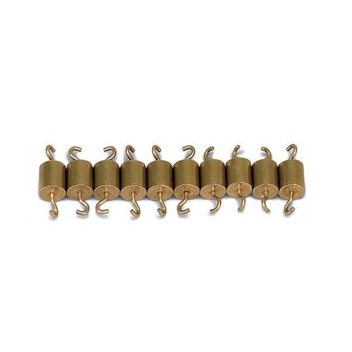 Masse con gancio, 20 g, 10&nbsp;pz., 1000769 [U8404700], Pesi per bilance 