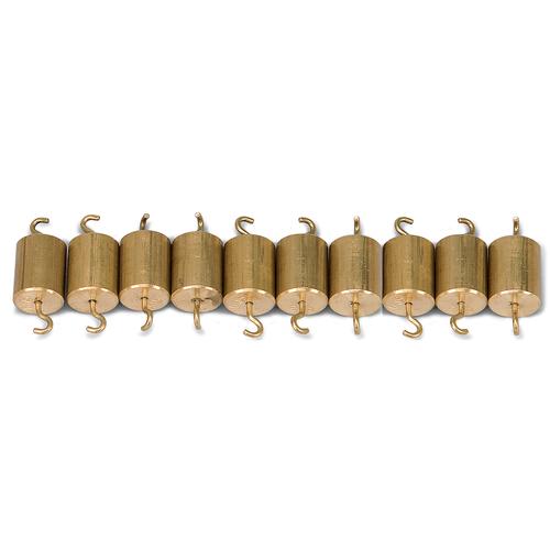 Masse con gancio, 50 g, 10&nbsp;pz., 1000771 [U8404720], Pesi per bilance 