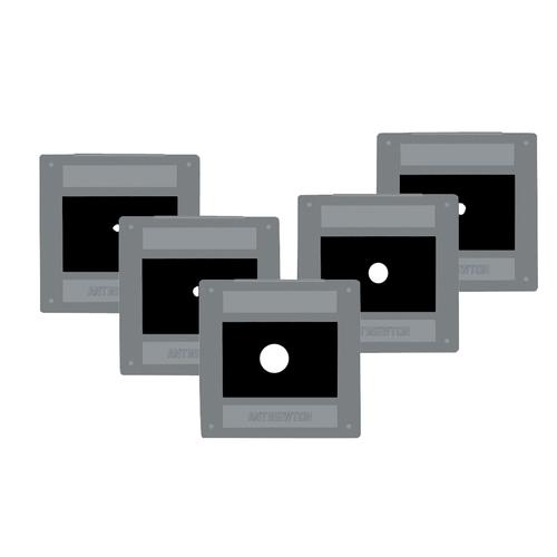 Diafragmas de orificio, juego de 5, 1000848 [U8470800], Diafragmas, Elementos de difragción y Filtros