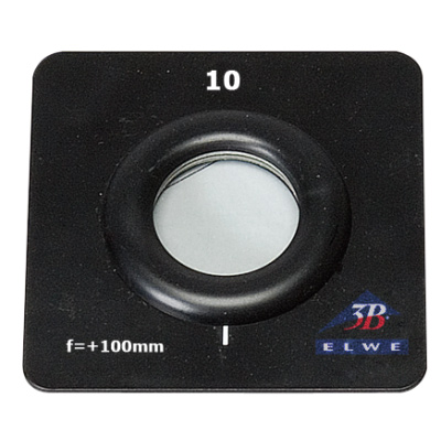 Convex Lens K, f = 100 mm, 1010300 [U8475911], Kroencke光学