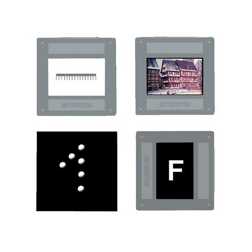 Oggetti per immagine, set di 4, 1000886 [U8476605], Diaframmi, oggetti di diffrazione e filtri