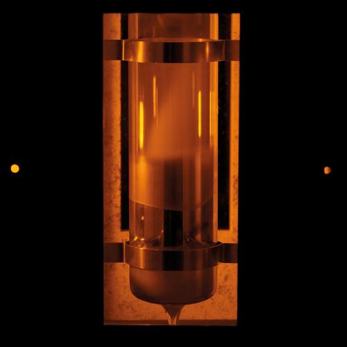 Tubo de fluorescencia del Na sobre pared de estufa, 1000913 [U8482260], Fundamentos de la Física atómica