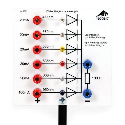 Diodes lumineuses pour la d&eacute;termination de h, 1000917 [U8482460], Quantification