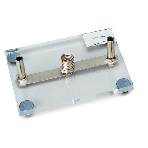 Casquillo para l&aacute;mpara E10 sobre base de vidrio acr&iacute;lico, 1000946 [U8495310], Componentes sobre base de acr&iacute;lico