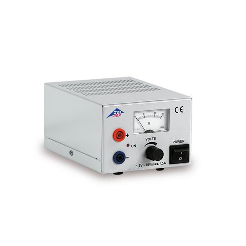 DC 电源 1.5 − 15 V, 1.5 A (230 V, 50/60 Hz), 1003560 [U8521121-230], 供电器
