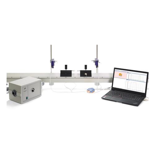 Exp&eacute;rience :
Lois des collisions, Equipment de base,&nbsp;(115 V, 50/60 Hz), 8000749 [UE1030280-115], Mouvements de translation
