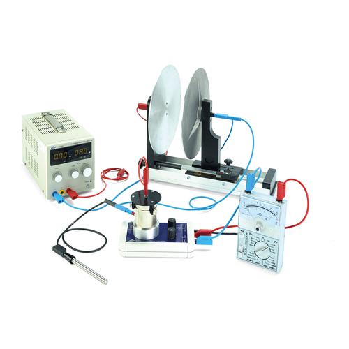 Exp&eacute;rience:
Tension sur un condensateur a plaques
(115 V, 50/60 Hz), 8000603 [UE3010800-115], Electrostatique