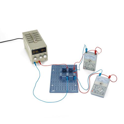 Experiment:
Kirchhoff&rsquo;sche Regeln
&nbsp;(115 V, 50/60 Hz), 8000614 [UE3020330-115], Ladungstransport und Strom
