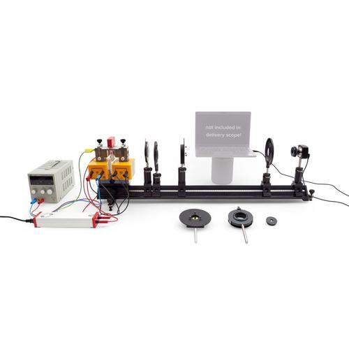 K&iacute;s&eacute;rlet:
Anom&aacute;lis &eacute;s norm&aacute;l Zeeman-effektus, hiperfinom szerkezet, Fabry-P&eacute;rot Interferometer, Bohr Magneton
(115V, 50/60 Hz), 8001131 [UE5020800-115], Atomfizika alapjai